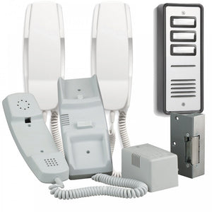 900 Series 3 Way Audio Door Entry System inc Lock Release
