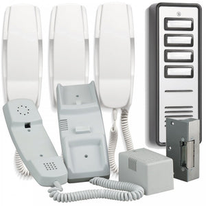 900 Series 4 Way Audio Door Entry System inc Lock Release