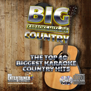 Karaoke CDG - The Big Country Hits - Double CD+G Discs