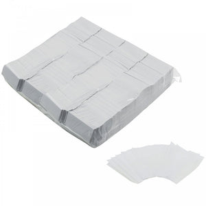 1kg Bag of Loose White Confetti 17 x 55mm