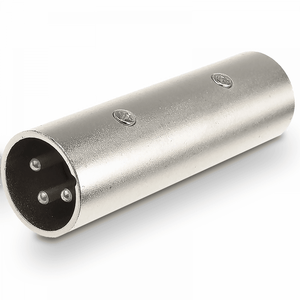 All Metal 3 Pin XLR Coupler Adaptor Male Plug to Plug
