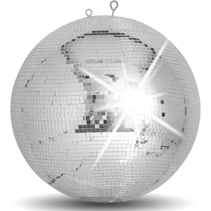 Silver Mirror Ball Decor Lighting 500mm 20 Inch