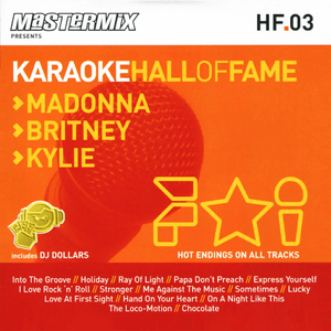 Karaoke CD+G Disc Hall Of Fame Madonna Britney & Kylie Vol 3
