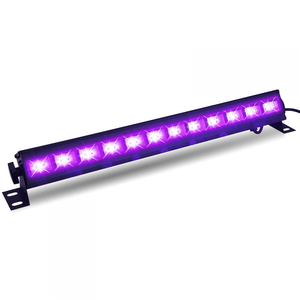 UV Power Batten 12 x 3w LED Blacklight Strip Light