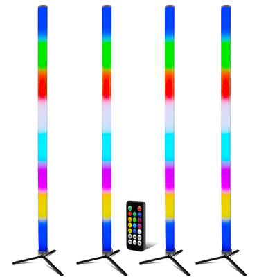 Pulse Tube XL 1.5M Colour Changing LED Effect 4 Pack