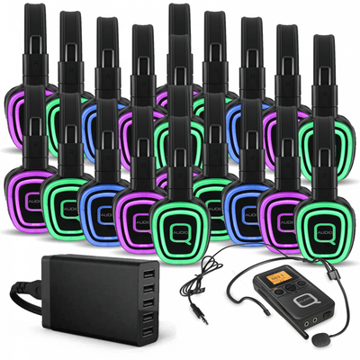 20 Way Silent Disco Headphones BTX Bundle