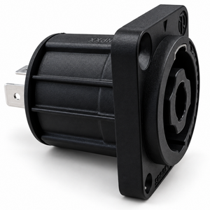 NL4MPXX 4 Pole Male Speakon Chassis Connector NL4MP