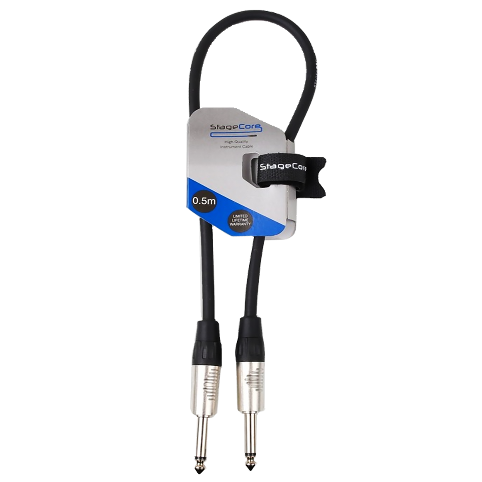 Core100 6.35mm Mono Jack Plug Instrument Cable