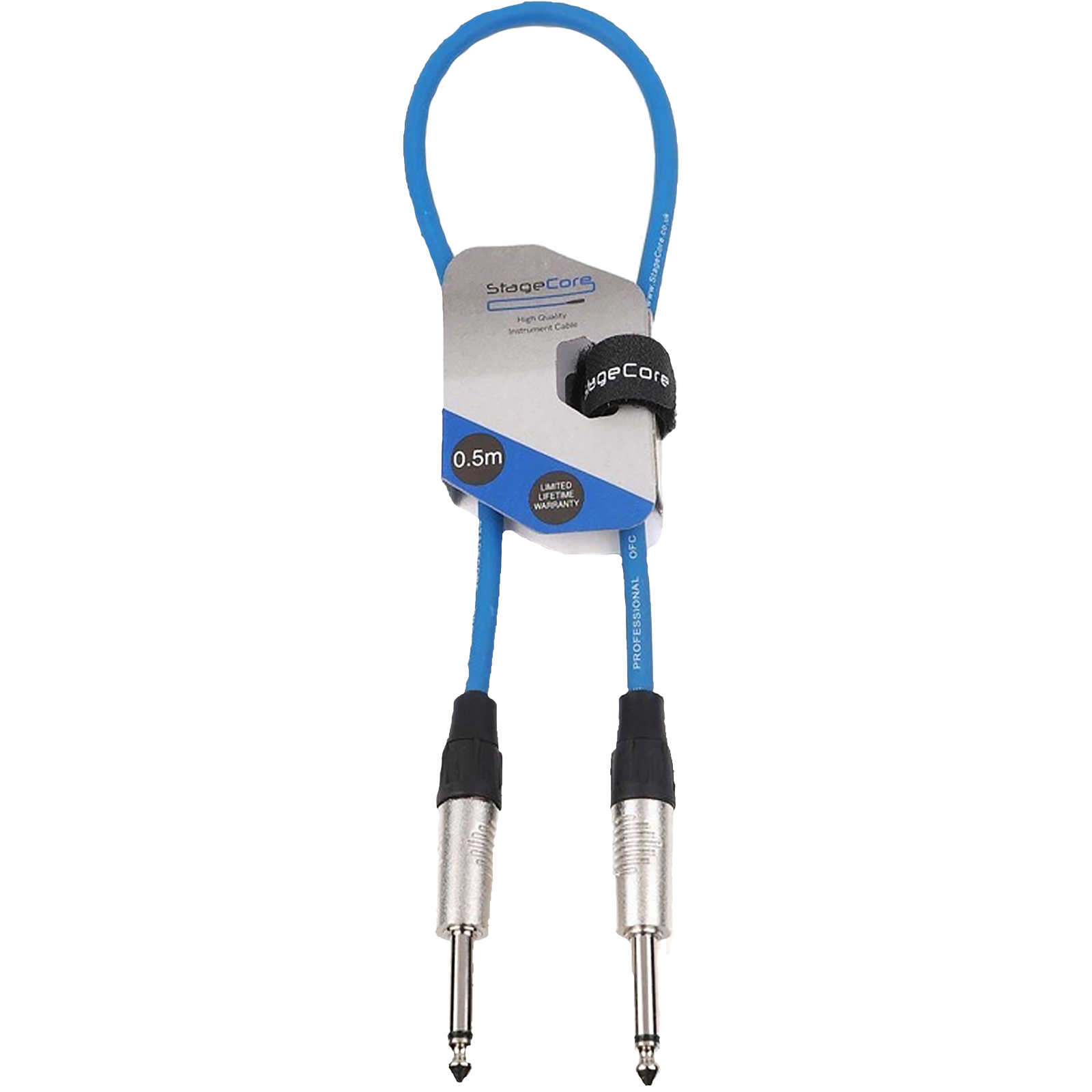 Core100 6.35mm Mono Jack Plug Instrument Cable