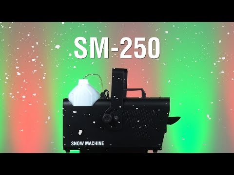 Snow Machine High Power Blizzard and Snowflake Settings