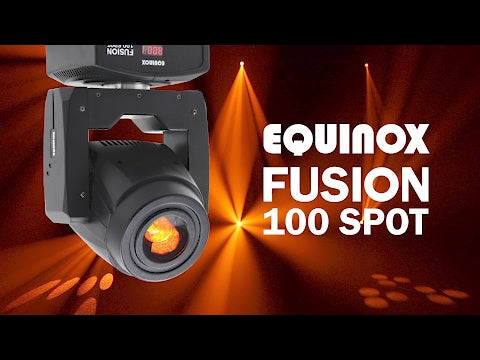Black Fusion Spot 100 80w LED Moving Head