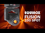 Black Fusion Spot 100 80w LED Moving Head