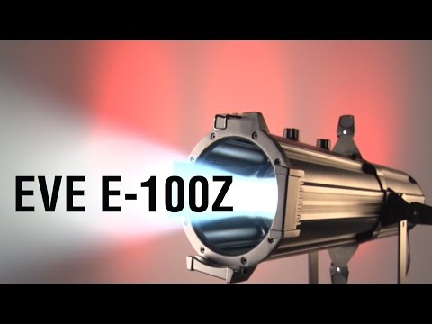 EVE E-100Z Pro Warm White 100w LED Ellipsoidal Spot / Gobo Projector
