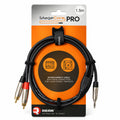 3.5mm Stereo Jack to Twin RCA Lead 1.5M 3.0M 5.0M Neutrik Rean iPRO215