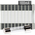 Quick Blow Glass Fuses 5mm x 20mm Packed in 10's - Fast Blow Fuse