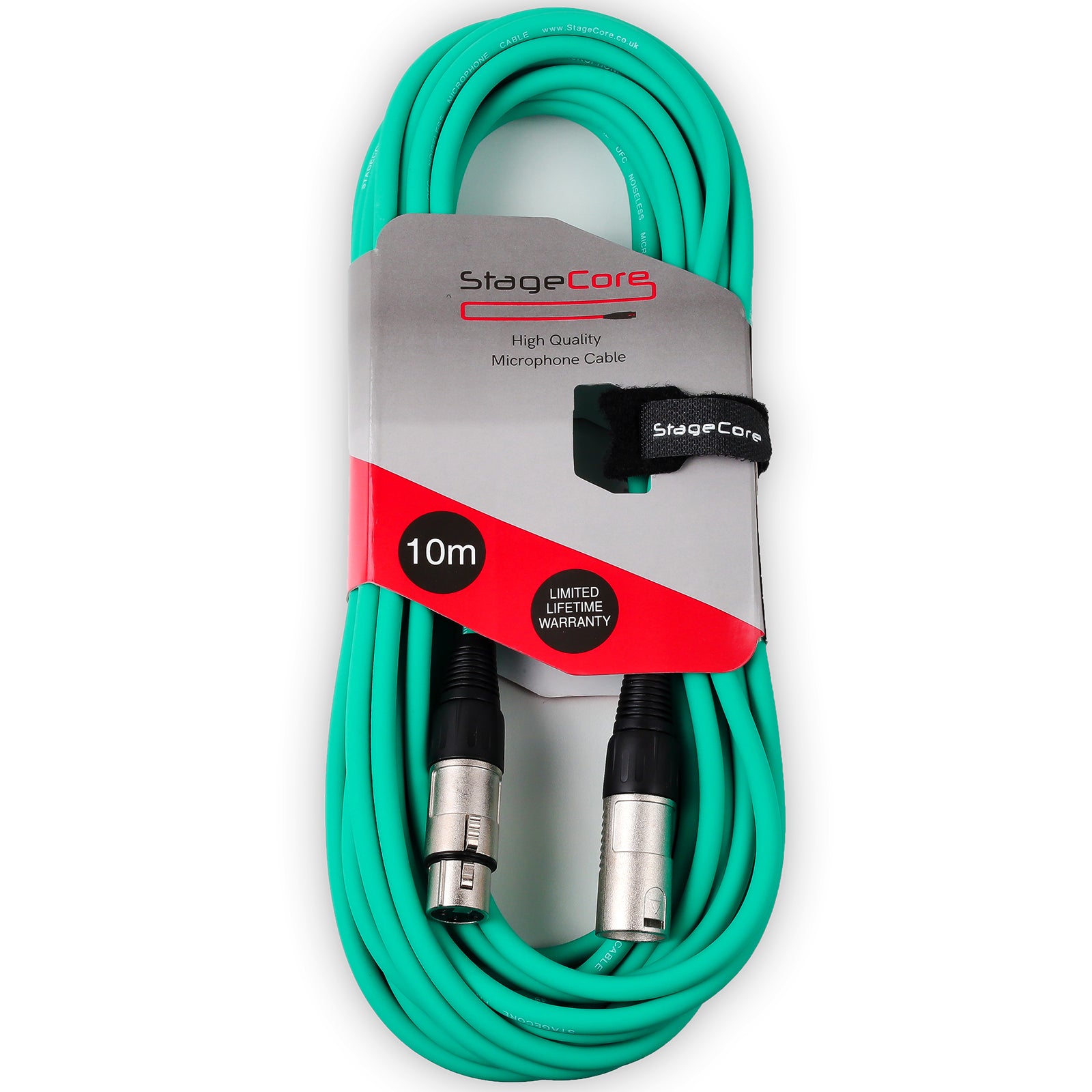 10M XLR Male to Female Microphone Lead & Audio Signal Cable Balanced Colour