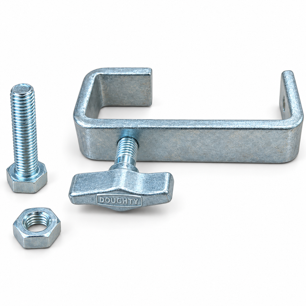 35mm Doughty Heavy Duty Truss Hook Clamp 40Kg Load C/W Bolts DJ Lighting
