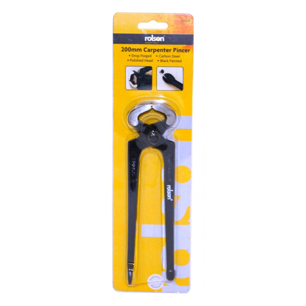 Rolson 200mm Carpenter Pincers