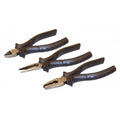 3pc Plier Set Combi and Long Nose with Side Cutter