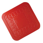 Tenura Anti Slip Silicone Rubber Square Coaster (Pack of 4)