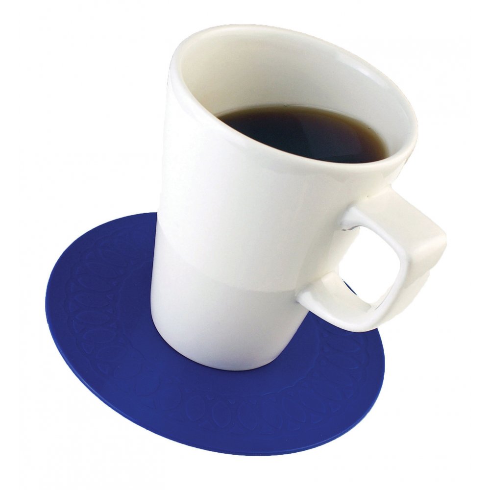 Tenura Silicone Rubber Anti Slip Circular Mat/Coaster