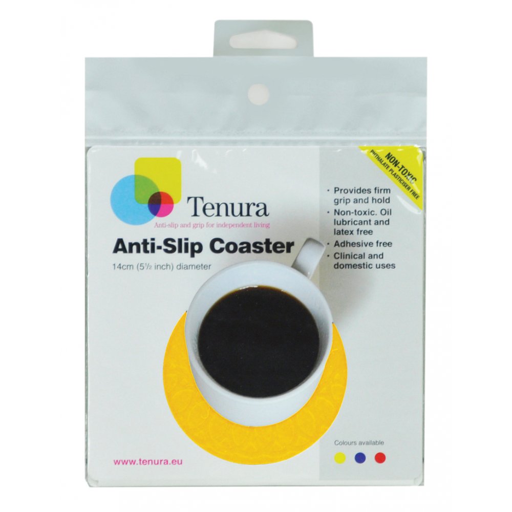 Tenura Silicone Rubber Anti Slip Circular Mat/Coaster