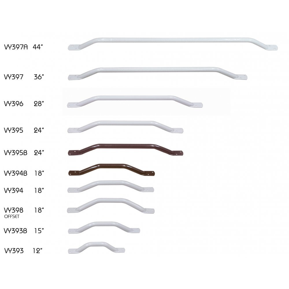 Metal Solo Easigrip Steel Grab Rail Bars 12 to 44 Inches