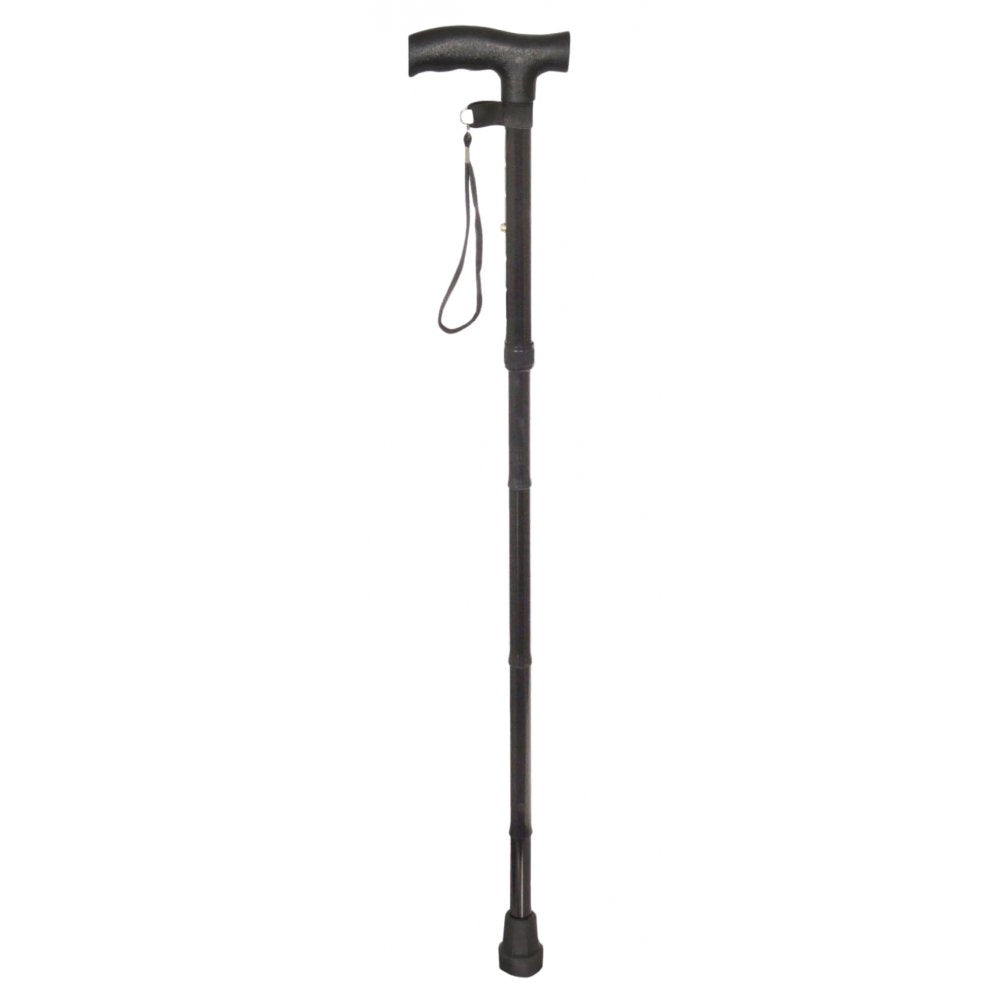 Economy Extending Walking Stick with Plastic Handle