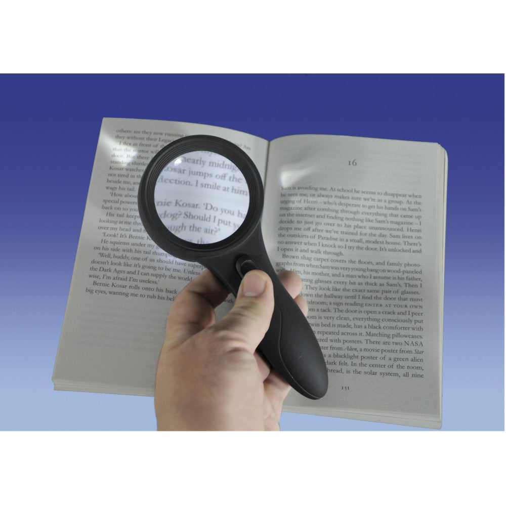 Deluxe Comfort Grip Magnifier with 6 LED Lights