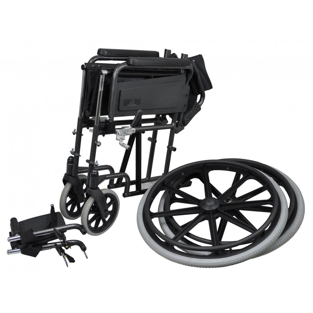 Deluxe Self Propelled Steel Wheelchair