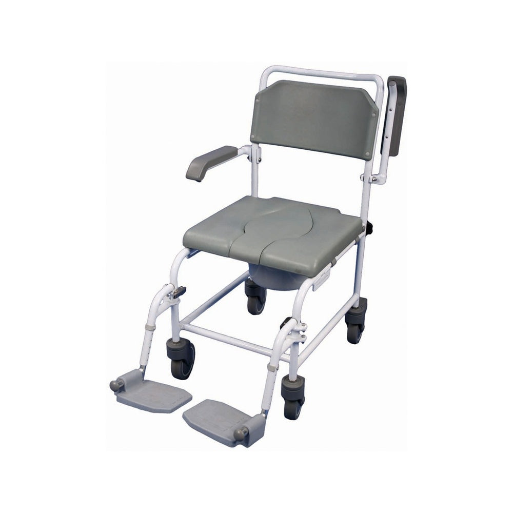 Bewl Adjustable Height Shower Commode Chair
