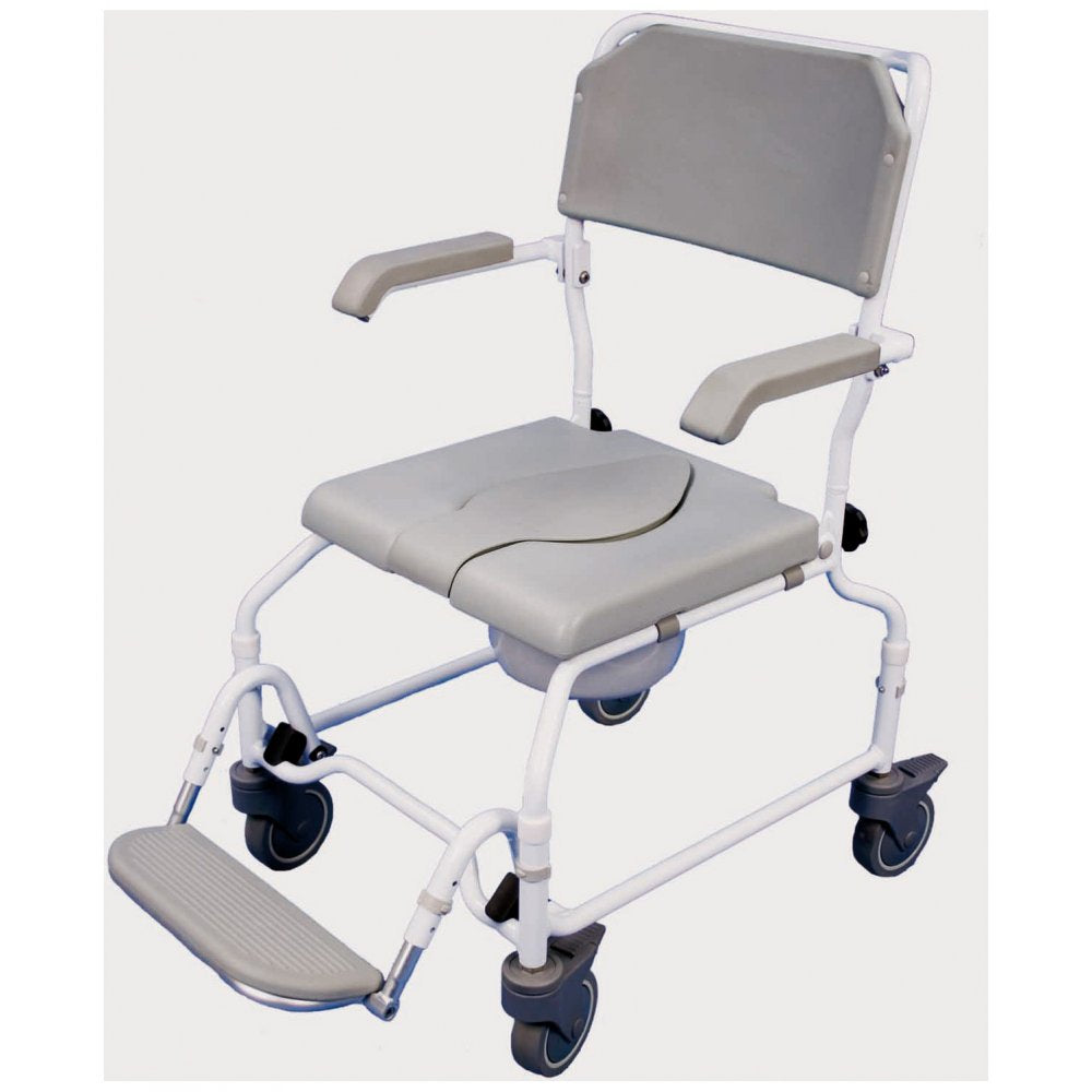 Bewl Adjustable Height Shower Commode Chair