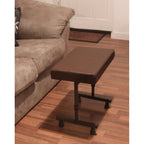 Beaumont Adjustable Foot Stool Leg Rest With Rubber Feet