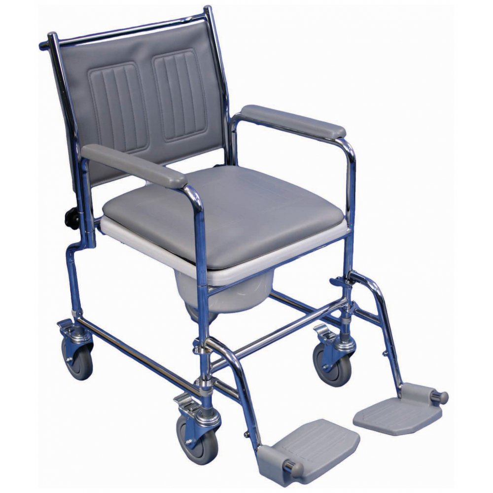 Lenham Height Adjustable Mobile Commode