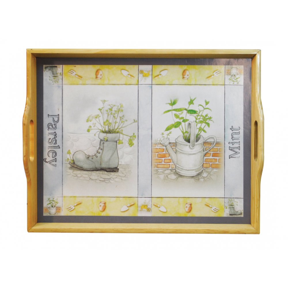 Wooden Lap Tray with Cushion