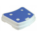 Textured White Blue Bath Step Stackable Portable
