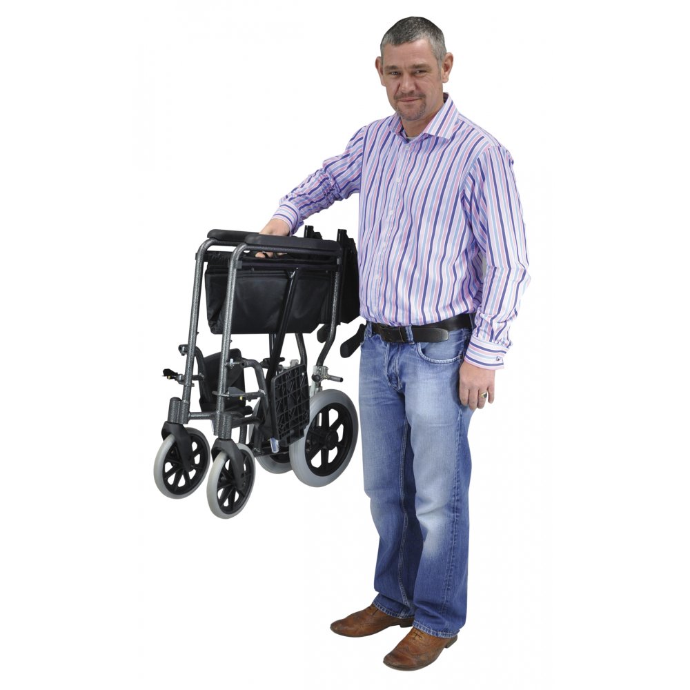 Compact Transport Aluminium Wheelchair