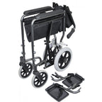 Compact Transport Aluminium Wheelchair