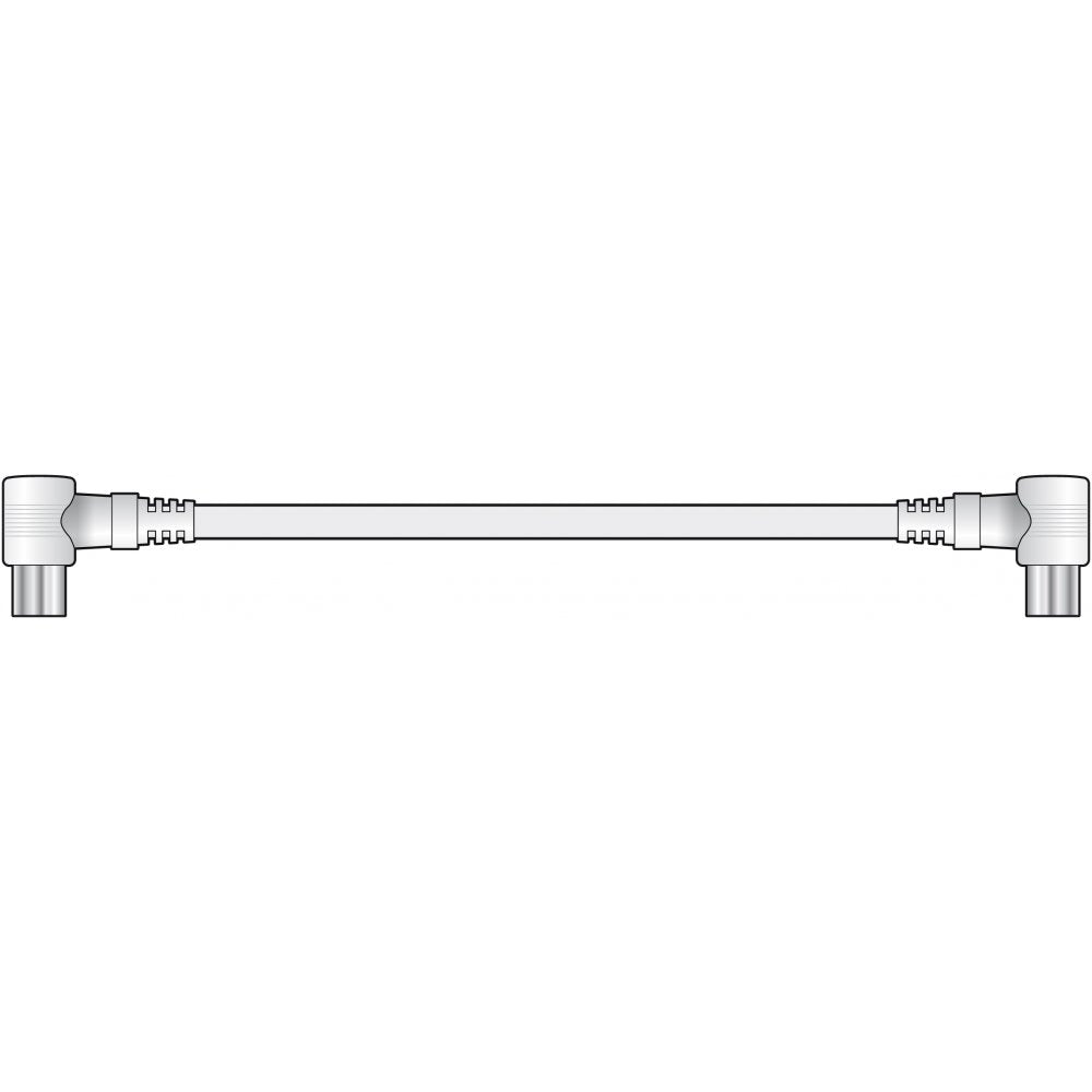 Coaxial Right Angle Plug to Plug Leads 70 Ohms