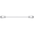 F Type Plug to F Type Plug Lead 2M 4M & 10M White