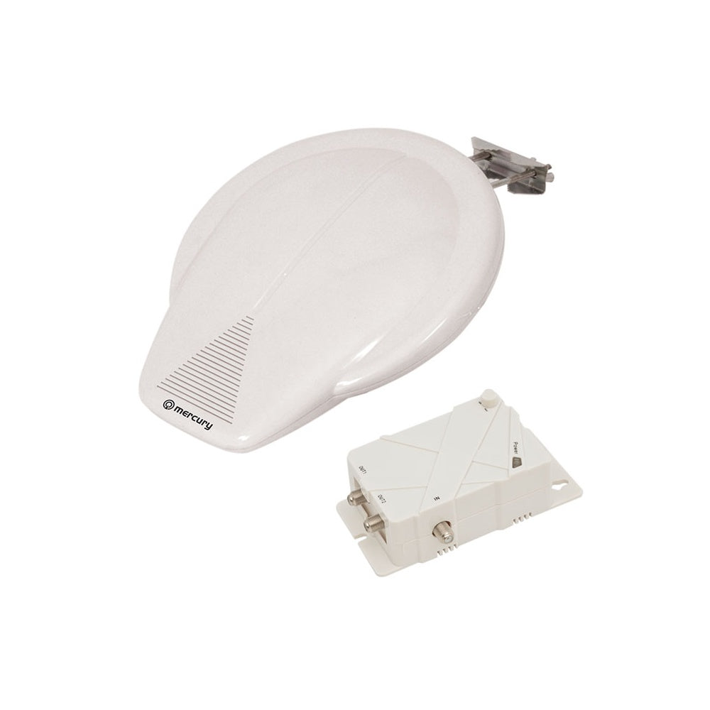 Outdoor Amplified TV Aerial for Caravan / Boat