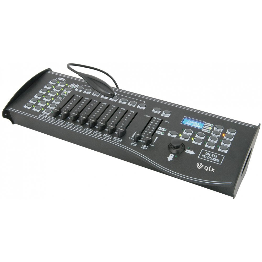 DM-X12 192 Channel DMX Controller with Joystick and Midi Connection