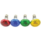 R80 Coloured Reflector Lamps Red Green Yellow Blue Blubs E27 Screw Fitting