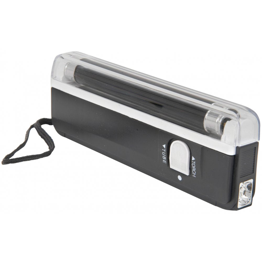 Compact UV Blacklight With Built in Torch - Bank Note Checking