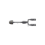 IEC "Y" UK Mains Lead 2M Twin IEC Sockets to UK Mains Plug