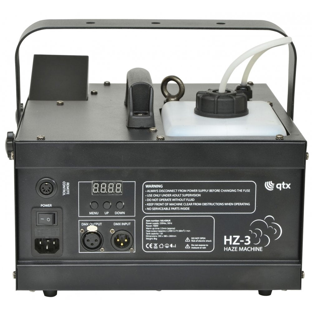 HZ-3 700W Haze Machine inc Timer Remote 2 Channel DMX