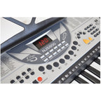 61 Key Full Size Digital Electronic Keyboard Kit Inc Stand, Stool & Headphones