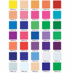 Coloured Transparent Filter Gel Sheets - Heat Resistant Inc Diffusion