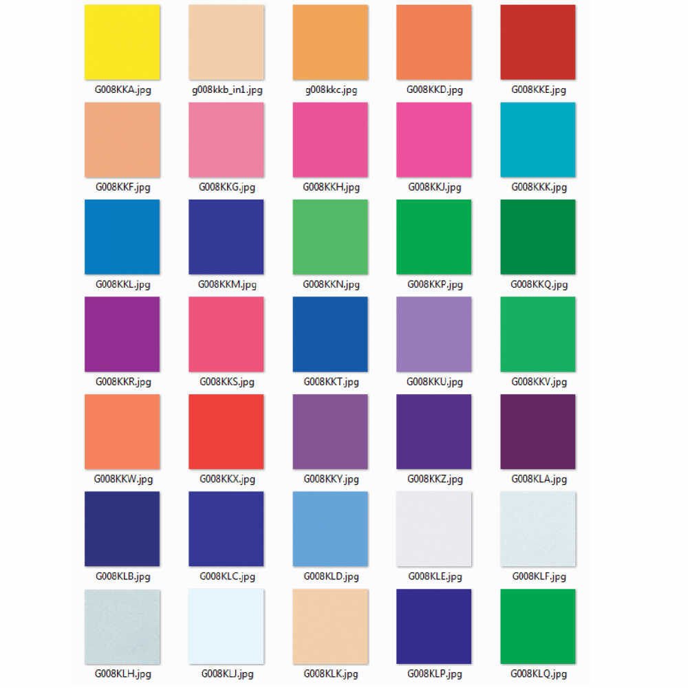 Coloured Transparent Filter Gel Sheets - Heat Resistant Inc Diffusion
