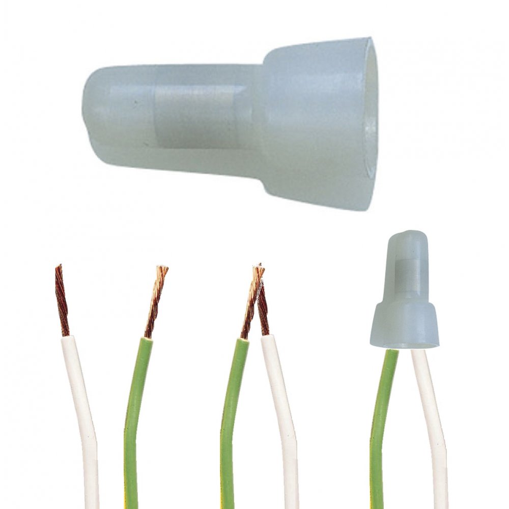Transparent Plastic Wire Crimp Cable Connector 10pcs